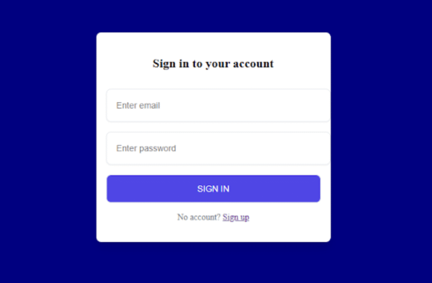 Creating Login Form Using HTML and CSS