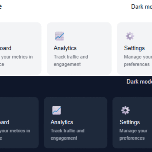 CSS Dark Mode Toggle Without JavaScript